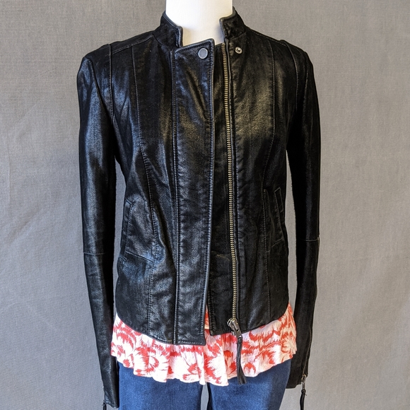Free People Jackets & Blazers - Free People Vegan Leather Jacket